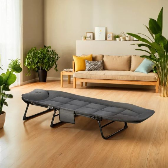 Премиальная складная кемпинговая кровать Nils NC2720 Оксфорд 600D серая | Зображення 5