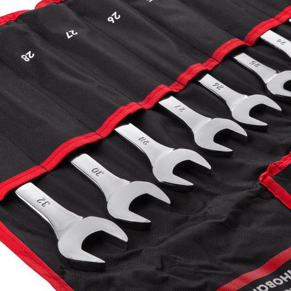 Набір комбінованих ключів 26 од., 6-32 мм, PROF, чохол INTERTOOL XT-1526 | Зображення 2