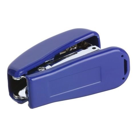 Степлер пластиковий МІНІ BM.4125-02 BUROMAX, 10 л., (скоби №10), 61х36х23 мм, синій, в коробці (4823078955777) | Зображення 4