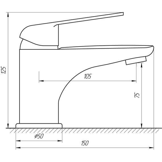 Змішувач для раковини Globus Lux Koln GLK-0101 | Зображення 3