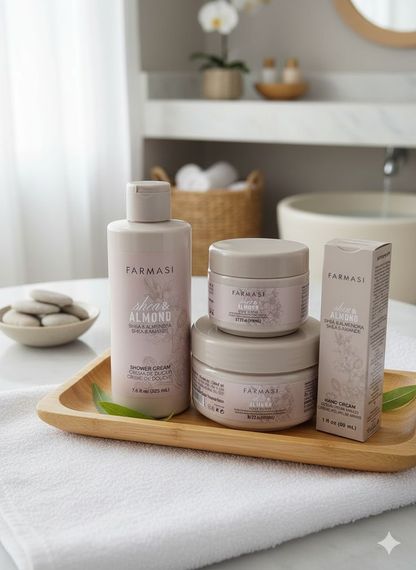 Набор для тела: масло + скраб + крем для душа + крем для рук + пакет Farmasi | Зображення 3