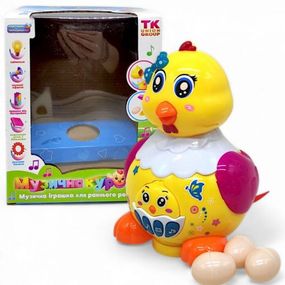 Уценка. Интерактивная игрушка "Музыкальная курочка" (укр) Вид 2 - немає хвоста