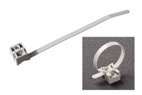 Стяжка кабельна з посиленим кріпленням 8х180 біла (100 шт.) UNIFIX CTEM-761801