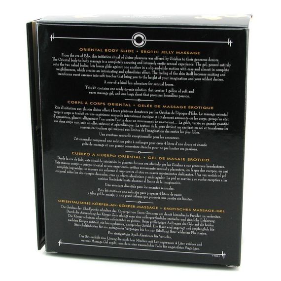 Гель для NURU масажу Shunga Oriental Body-to-Body – Exotic Fruits (2 x 225 мл) плюс простирадло | Зображення 3