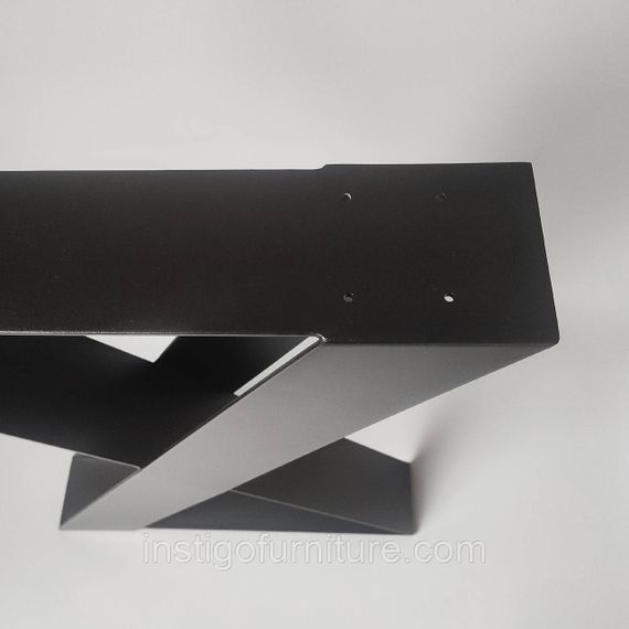 Комплект опор для столу з металу 500×108mm, H=730mm (Сталева пластина: 100x4,0mm) | Зображення 5