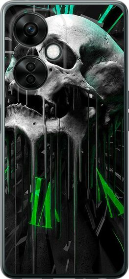 Чехол на OnePlus Nord CE 3 Lite 5G Череп-часы "4100u-3144-17620"