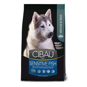 Сухой корм с рыбой для собак крупных и средних пород Farmina Cibau Sensitive Adult, 12 кг