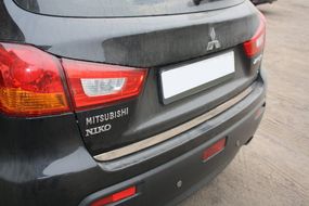Кромка багажника (нерж.) OmsaLine - Італійська нержавійка для Mitsubishi ASX 2010-2023 рр