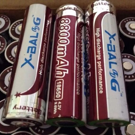 Литиевый аккумулятор 18650 X-Balog 8800mAh 4.2V Li-ion литиевая аккумуляторная батарейка VL-868 для фонариков | Зображення 8