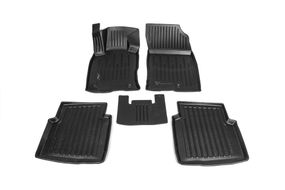 Килимки Stingray 3D (5 шт, поліуретан) для Seat MII 2011-2024 рр