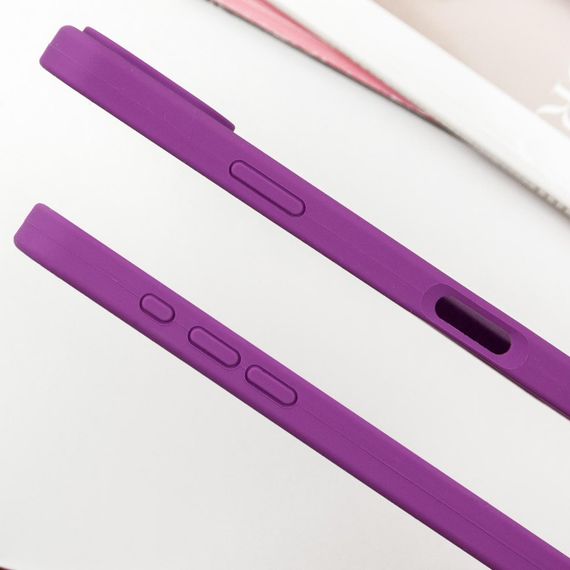 Чехол Silicone Case Full Protective (AA) для Apple iPhone 16 Plus (6.7") Фиолетовый / Grape | Зображення 3