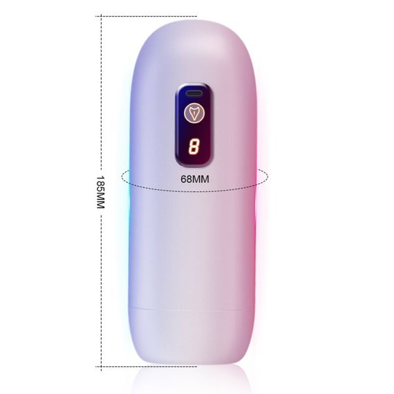 Мастурбатор - USB Rechargeable, 8 vibration functions Sex Aura | Зображення 8