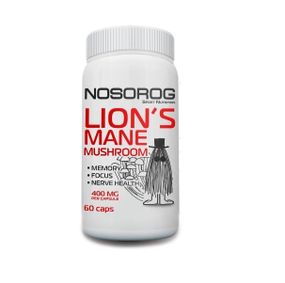 Комплекс для профілактики роботи головного мозку Nosorog Nutrition Lion's Mane 60 Caps