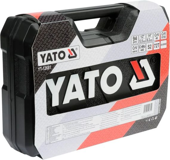 Набір інструментів 94 предметів YATO YT-12681 | Зображення 2