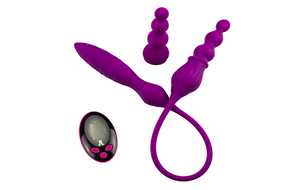 Вібратор двосторонній Adrien Lastic AD-2X з пультом LRS Sex Aura