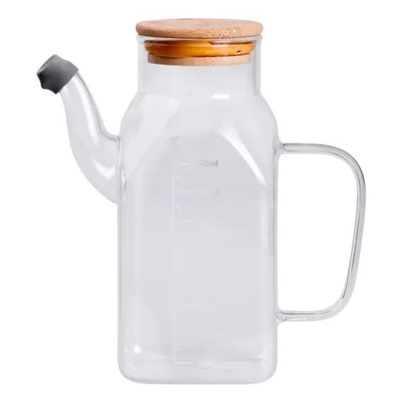 Ємність для олії та оцту з бамбуковою кришкою 750 мл HP-34-1 | Зображення 2