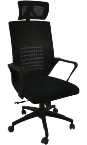 Кресло офисное GT Racer B-114H Black