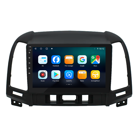 Штатная магнитола Lesko Hyundai Santa Fe 2009-2012 9" 4+64 4G+CarPlay Android 11 GPS Wi-Fi Premium сантафе | Зображення 2
