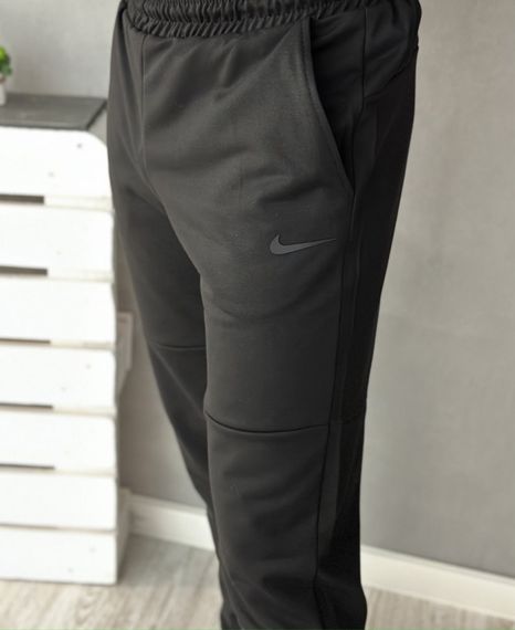 Комплект 3 в 1 Демісезонний спортивний костюм Nike худі хакі + чорні штани (двонитка) + Футболка чорна Nike | Зображення 7