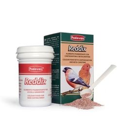 Додатковий корм для птахів для посилення кольору пера Padovan Reddix, 30 гр