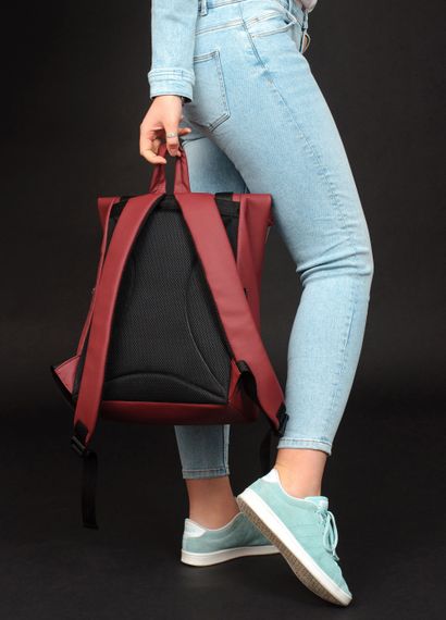 Рюкзак ролл Sambag унісекс RollTop LTT бордо 41 x 30 x 16 см (24238005) | Зображення 1