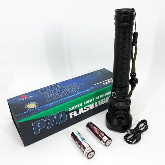 Фонарик светодиодный для туриста X-Balog BL-X92-P70, Компактный аккумуляторный фонарь NJ-86 | Зображення 4