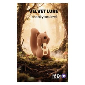 Вибратор вакуумный в форме белочки Sweet Em, 5 режимов, фиолетовый Sex Aura