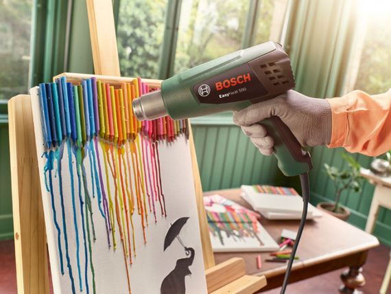 Фен строительный Bosch EasyHeat 500, 1600 Вт, 300/500°C, 0.89 кг (0.603.2A6.020) | Зображення 2