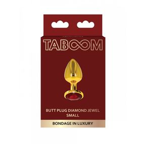 Анальна пробка S із кристалом Taboom, золота Sex Aura