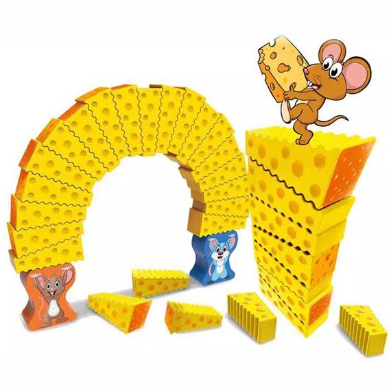 Настольная интерактивная игра Ummi 707-B19 Mouse Stacking Cakes Game Yellow