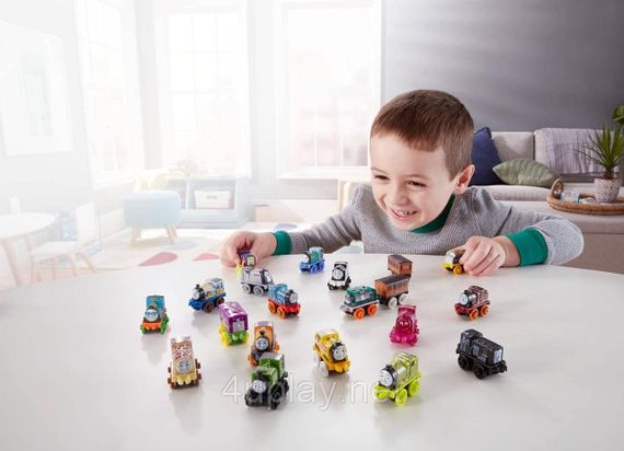 Игровой набор 20 мини-поездов Паровозик Томас и друзья. Thomas & Friends MINIS Toy Train 20 Pack Fisher-Price | Зображення 5
