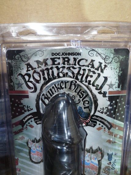 Фалоімітатор для фістингу Doc Johnson American Bombshell Bunker Buster Gun Metal (м'ята упаковка!) | Зображення 1