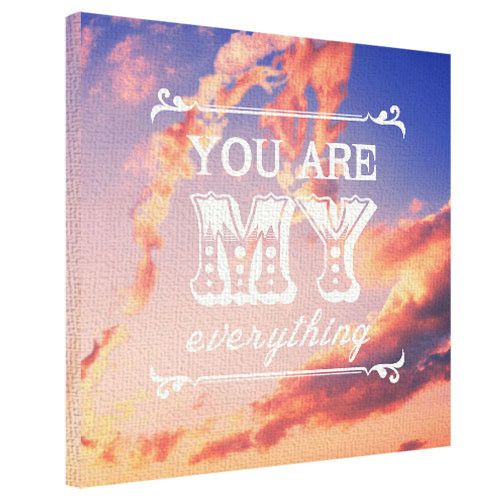 Картина на холсте You are my everything 50х50 см (H5050_LV034)