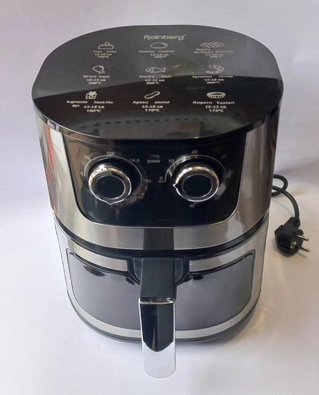 Аерофритюрниця 8L Rainberg RB-2269 чорна 4200w | Зображення 2