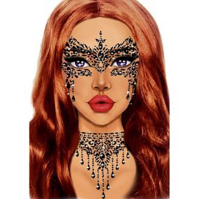 Маскарадная наклейка с драгоценностями Leg Avenue Masquerade face jewels sticker O/S sexstyle