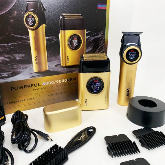 Практична машинка для стрижки волосся VGR 2 в 1 V-977 V-377, Професійна електрична машинка для стрижки SR-45 | Зображення 7