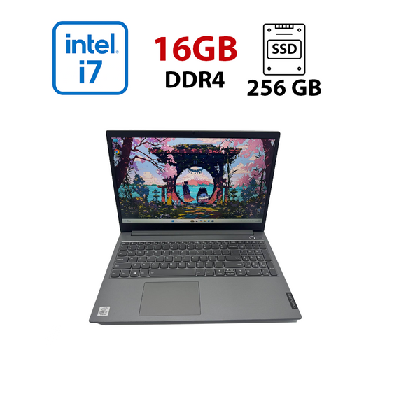 Ультрабук Lenovo ThinkBook 15 / 15.6" (1920x1080) IPS / Intel Core i7-1065G7 (4 (8) ядра по 1.3 - 3.9 GHz) / 16 GB DDR4 / 256 GB SSD / Intel UHD Graphics / WebCam б/у