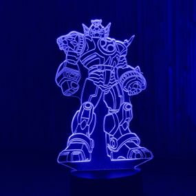 Акриловый светильник-ночник Трансформер синий tty-n001325