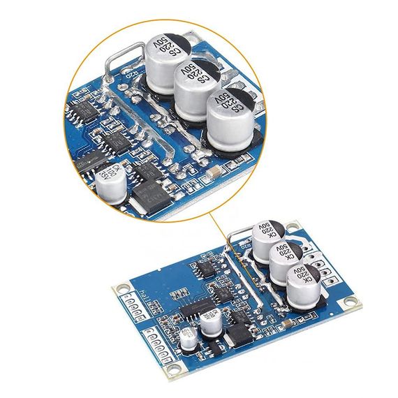 Шим PWM bldc регулятор DC 12 V-36 V 500W c датчиком Холла | Зображення 3