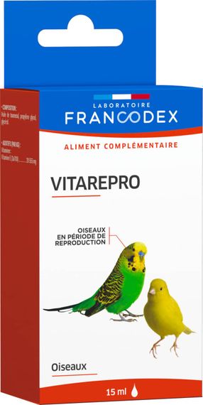 Витамины для птиц Francodex Vitarepro для подготовки к репродуктивному циклу 15 мл