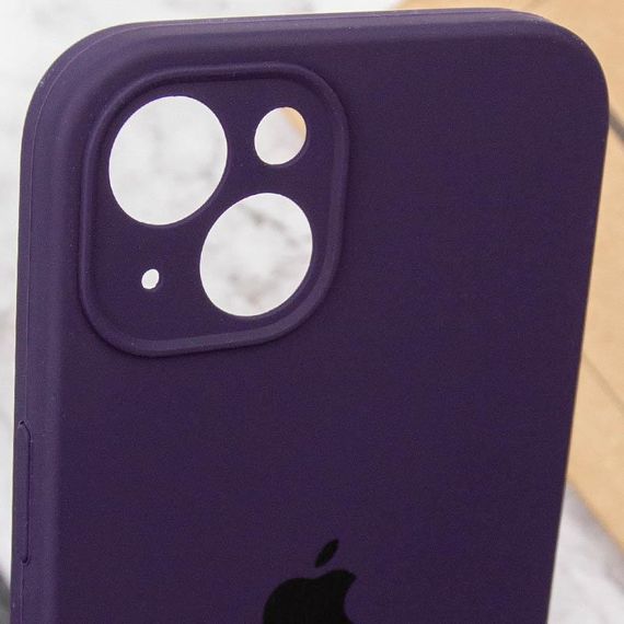 Чохол Silicone Case Full Camera Protective (AA) для Apple iPhone 15 Plus (6.7") Фіолетовий / Elderberry | Зображення 5