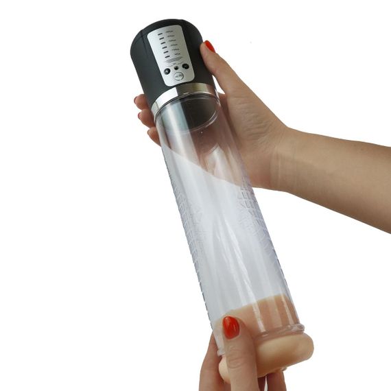 Автоматична вакуумна помпа на акумуляторі Men Powerup Sex Aura | Зображення 1