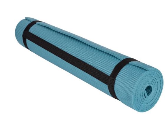 Килимок для йоги та фітнесу PowerPlay 4010 PVC Yoga Mat Зелений (173x61x0.6) (PP_4010_Green_(173*0,6)) | Зображення 6