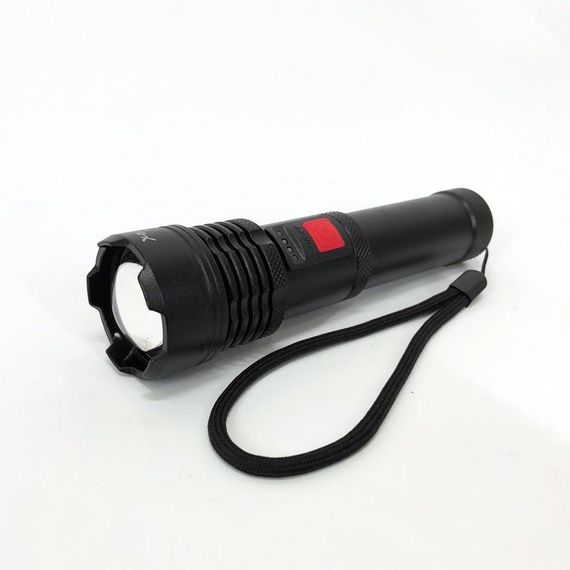 Фонарь ручной батарей X-Balog, Лед фонарик с зарядкой, Переносной ручной мощный фонарь QX-37 | Зображення 8