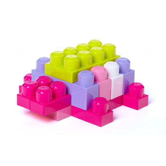 Конструктор Mega Bloks розовый в мешке 60 деталей (DCH54) | Зображення 3