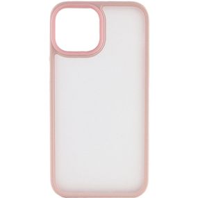 TPU+PC чехол Metal Buttons для Apple iPhone 14 (6.1") TPU+PC, Розовый