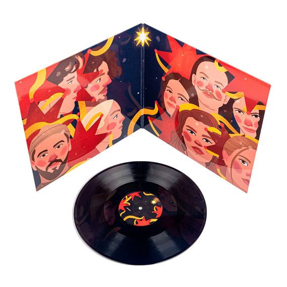 Вінілова платівка ROXOLANA - настрій: колядувати (Dark Blue Vinyl) [LP] | Зображення 2