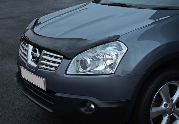 Дефлектор капота (EuroCap) для Nissan Qashqai 2007-2010 гг | Зображення 4