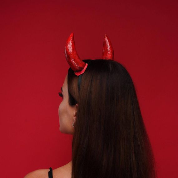 Рога дьявола маленькие, Красные OKOVA sexstyle | Зображення 2