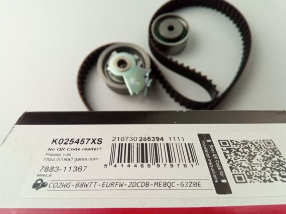 Ремінь ГРМ + ролики Tucson 2.0 06-, Gates (K025457XS) | Зображення 1